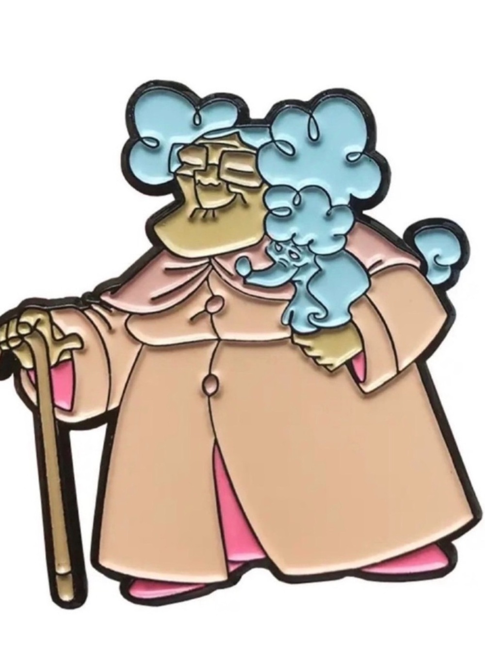 The Proud Family Suga Mama Enamel Metal Pin Suga Mama with Lovable